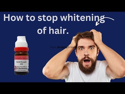 Preventing Premature Whitening of Hair: Follicle & Scalp Care